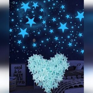 40 glow wall stars 🩵🩵🩵